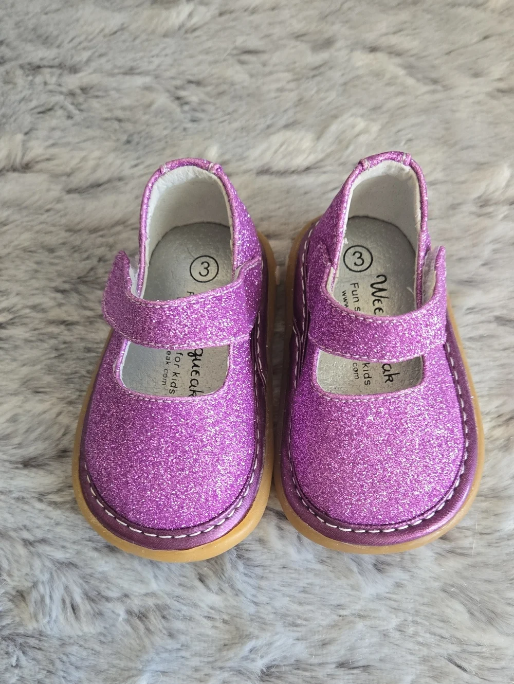 Wee Squeak Shoes, Baby Size 3